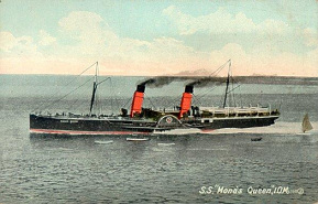 Dampfschiff Mona's Queen Baujahr 1885