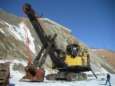 Bagger in einer Mine im Tagebau