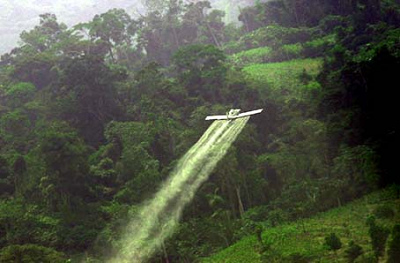 US-Giftflugzeug / US poison plain, Colombia,
                  Kolumbien
