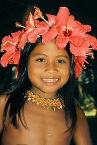 Indio-Mädchen aus Panama