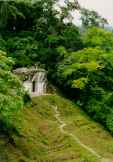 Maya in Palenque: Tempel des
                          Blattkreuzes