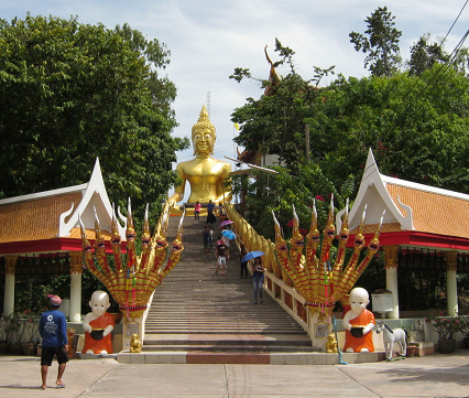 Der Buddha-Berg in Pattaya
                          in Thailand