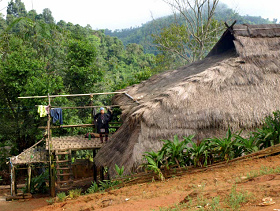 Nord-Thailand, ein Dorf des Akha-Volkes