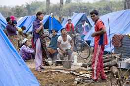 Flchtlingslager in Nepal im Jahre 2008