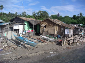 Fishing village in the
              Philippines