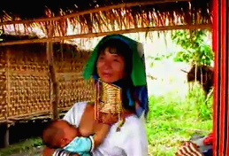 Thai
                            Mother from Paudung minority nursing baby