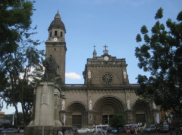 Christian cathedral in Manila, Philippines