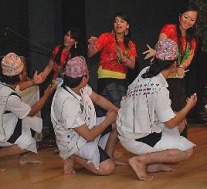 Nepal, Magar ethnic group with Kauda dance