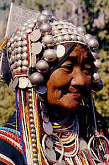 Thailand, old Akha woman
                                    near Chiang Rai