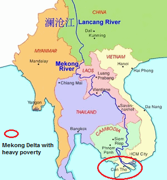 Vietnam
                        with Mekong Delta