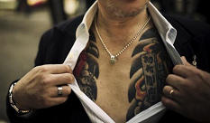 Yakuza
                      leader tattoos 02