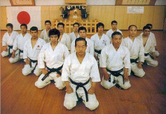 Karate group in Japan