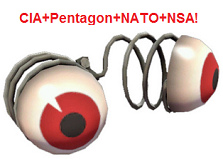 Eine Pop-Eye-Maske, das ist
                                      der Geist des CIA, des Pentagons,
                                      der NATO und der NSA