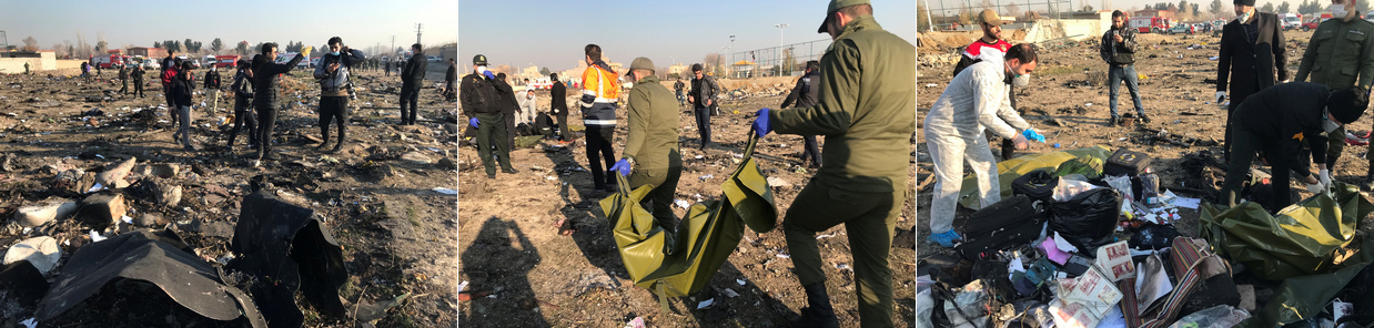 In
                                  Teheran ist KEINE Boeing 737
                                  abgestrzt - denn es fehlt jeder
                                  Krater von einer 70 Tonnen schweren
                                  Boeing 737 (Startgewicht)