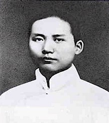 Mao, Portrait in jungen Jahren