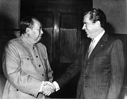 Nixon-Mao Händedruck 1972