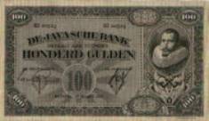 Indonesien: 100-Gulden-Banknote von
                        Niederlndisch-Indien 1927 mit Portrait ,
                        retrato, von Jan Pieterszoon Coen, Massenmrder
                        mass murderer; Indonesia Holland Niederlande
                        Nederland Netherlands Pays Bas ; Kolonialismus
                        colonialisme colonialism colonialismo