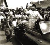 Sukarno kehrt nach Jakarta zurck,
                    Dezember 1949.