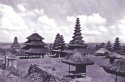 Temple complex at Besakih, in Gelgel on Bali,
                    1401