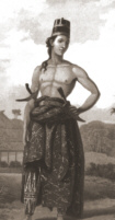 Palace
                  guard in Indonesia