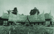 Houses on Minangkabau, Indonesia