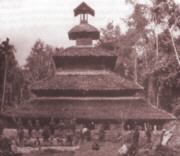 A traditional masjid houes
                        in Aceh from the late 1800s. Indonesia