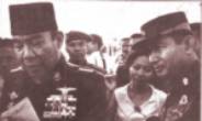 Indonesien: Sukarno und Suharto 1966 ;
                        Indonesia