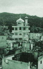 A destroyed Muslim neighborhood in
                      Ambon, 1999.