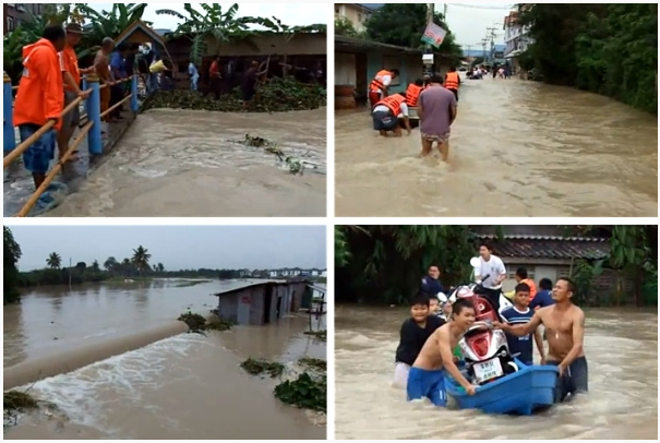 berschwemmungen in der Region
                Pattaya in Gebieten unter 0 Meter 01