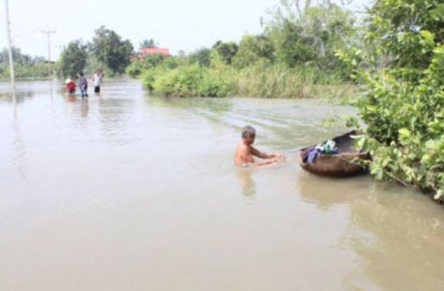 Hochwasser in Nakorn
                Ratchasima, 30. Oktober 2013