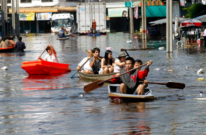 Sdthailand unter Wasser, 23.
                November 2014