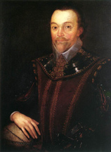Francis Drake,
                retrato