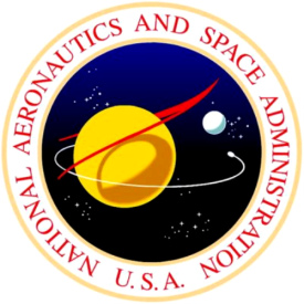 Logotipo de la NASA 1 con una fantasa
                        de una misin a la luna en el logotipo!