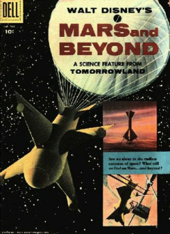 1955 apr.: Pster sobre
                          la pelcula de ficcin "Mars and
                          Beyond" de Walt Disney