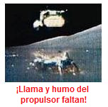 Apolo 17: El lanzamientod
                                        del mdulo de ascenso de la
                                        luna, pero falta la llama del
                                        propulsor. Esa foto de la NASA
                                        es imposible
