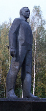 "Star City": Gagarin monument.