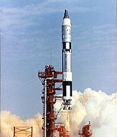 Gemini 3, start
                        with a Titan booster rocket.