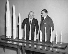 1950 ca.: Truman is shown rocket models.
                Disarmament was not invented at that time yet.