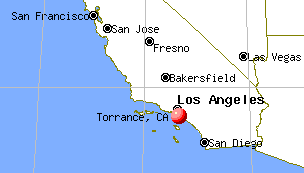 Map with Torrance
                      (California)