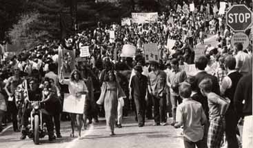 Anti-Kriegs-Demonstration Universitt Iowa Mai
                    1968