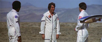 Capricorn One: Three
                          kidnapped astronauts.