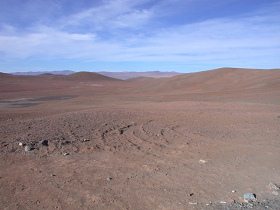 "Mondlandschaften" in Chile:
                        Atacama-Wste 10: Steinwste, Ebene