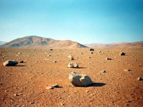 "Paysages lunaires" au Chili:
                        Désert d'Atacama 01