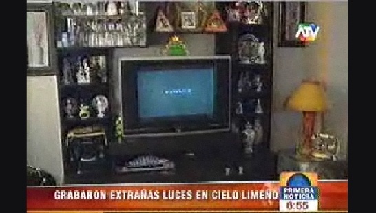 Ovi (ovni) sobre Lima, 6 de enero 2011 (04) en la
                  tele