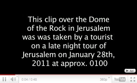 Video 03:
                    ovi (ovni) sobre Jerusaln, 28/01/2011 (01), el
                    texto de la introduccin