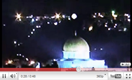 Video 03:
                    ovi (ovni) sobre Jerusaln, 28/01/2011 (05), el
                    objeto claro est girandose (01)