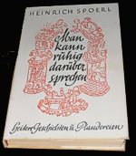 Spoerl,
                Buch "Man kann ruhig darber sprechen" [5]