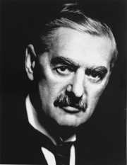 Neville
              Chamberlain, Portrt