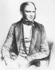 Charles Darwin, portrait young