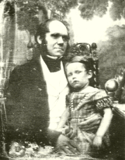 Charles Darwin 02 with son William 1842